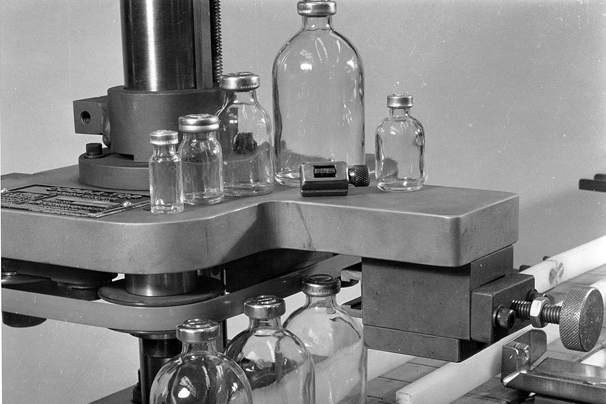 Medicine bottles in 1948